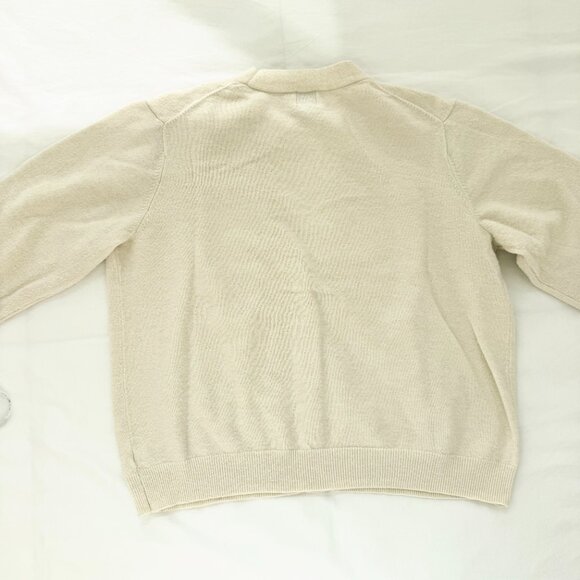 A New Day Target off white cream vneck button cardigan NEW NWT size L large - Picture 2 of 5